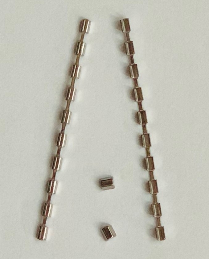 Connected crimpable stops